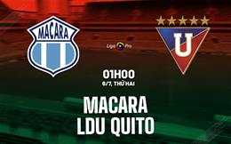 Nhận định bóng đá Macara vs LDU Quito 1h00 ngày 6/7 (VĐQG Ecuador 2026)