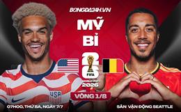 Nhận định Mỹ vs Bỉ (07h00 ngày 7/7): Làm khó chủ nhà