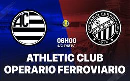 Nhận định Athletic Club vs Operario Ferroviario 6h00 ngày 8/7 (Hạng 2 Brazil 2026)
