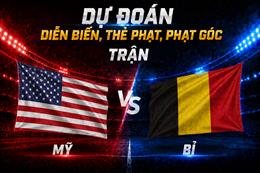 Dự đoán diễn biến, thẻ phạt, phạt góc trận Mỹ vs Bỉ (07h00 ngày 7/7)