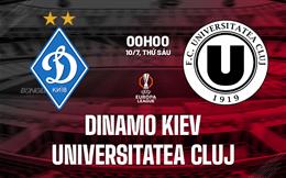 Nhận định Dinamo Kiev vs Universitatea Cluj 0h00 ngày 10/7 (Europa League 2026/27)