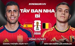Nhận định Tây Ban Nha vs Bỉ (02h00 ngày 11/7): Bản lĩnh nhà vua châu Âu