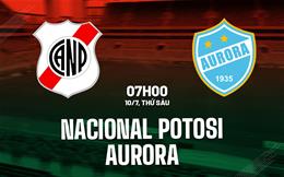 Nhận định bóng đá Nacional Potosi vs Aurora 7h00 ngày 10/7 (VĐQG Bolivia 2026)