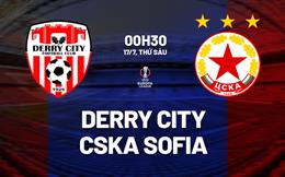 Nhận định bóng đá Derry City vs CSKA Sofia 0h30 ngày 17/7 (Europa League 2026/27)