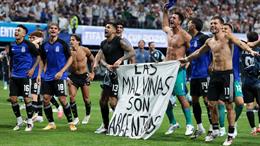 Argentina đối diện án phạt vì giương biểu ngữ về quần đảo Falkland