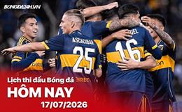 Lịch thi đấu, trực tiếp bóng đá hôm nay 17/07/2026: Sarmiento vs Boca Juniors