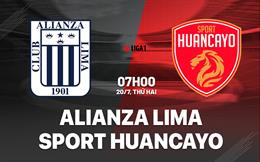 Nhận định Alianza Lima vs Sport Huancayo 7h00 ngày 20/7 (VĐQG Peru 2026)