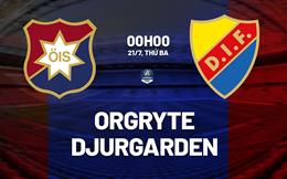 Nhận định bóng đá Orgryte vs Djurgardens 0h00 ngày 21/7 (VĐQG Thụy Điển 2026)