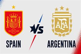 Dự đoán phạt góc hiệp 1 Tây Ban Nha vs Argentina (2h00 ngày 20/7)