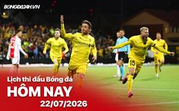 Lịch thi đấu, trực tiếp bóng đá hôm nay 22/07/2026: Bodoe/Glimt vs HamKam