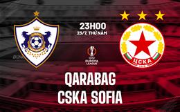 Nhận định bóng đá Qarabag vs CSKA Sofia 23h00 ngày 23/7 (Europa League 2026/27)