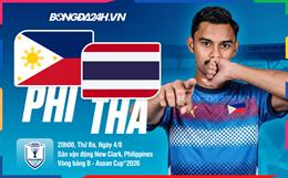 Nhận định Philippines vs Thái Lan (20h00 ngày 4/8): Khách lấn át chủ