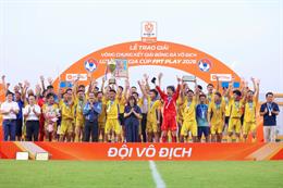 Cao Văn Bình cùng đồng đội vô địch U21 Quốc gia 2026
