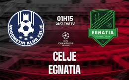 Nhận định bóng đá Celje vs Egnatia 1h15 ngày 29/7 (Champions League 2026/27)