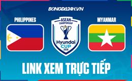 Philippines vs Myanmar link xem trực tiếp trên VTV, FPT hôm nay