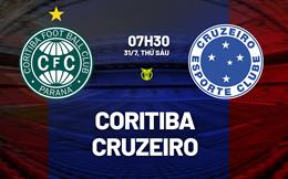 Nhận định bóng đá Coritiba vs Cruzeiro 7h30 ngày 31/7 (VĐQG Brazil 2026)