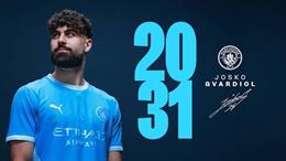 Gvardiol gia hạn hợp đồng với Man City đến năm 2031