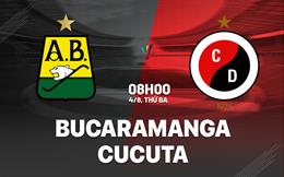 Nhận định Atletico Bucaramanga vs Cucuta 8h00 ngày 4/8 (VĐQG Colombia 2026)