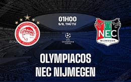 Nhận định Olympiacos vs NEC Nijmegen 1h00 ngày 5/8 (Champions League 2026/27)