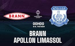 Nhận định bóng đá Brann vs Apollon Limassol 0h00 ngày 6/8 (Conference League 2026/27)