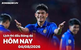 Lịch thi đấu, trực tiếp bóng đá hôm nay 04/08/2026: Philippines vs Thái Lan