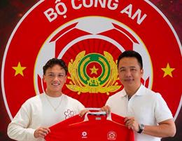 CLB Công an TP. Hồ Chí Minh trình làng hậu vệ Việt kiều Bỉ