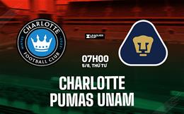 Nhận định bóng đá Charlotte vs Pumas UNAM 7h00 ngày 5/8 (Leagues Cup 2026)