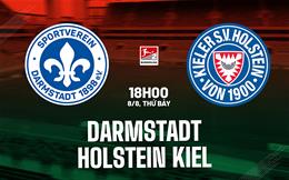 Nhận định bóng đá Darmstadt vs Holstein Kiel 18h00 ngày 8/8 (Hạng 2 Đức 2026/27)