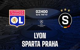 Nhận định bóng đá Lyon vs Sparta Praha 2h00 ngày 12/8 (Champions League 2026/27)
