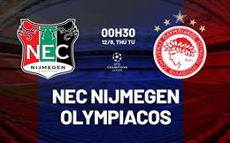 Nhận định NEC Nijmegen vs Olympiacos 0h30 ngày 12/8 (Champions League 2026/27)