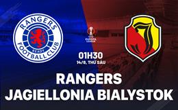 Nhận định Rangers vs Jagiellonia Bialystok 1h30 ngày 14/8 (Europa League 2026/27)