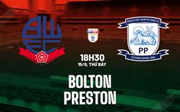 Nhận định bóng đá Bolton vs Preston 18h30 ngày 15/8 (Hạng Nhất Anh 2026/27)