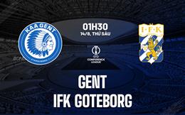 Nhận định bóng đá Gent vs IFK Goteborg 1h30 ngày 14/8 (Conference League 2026/27)