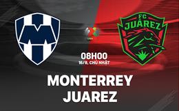 Nhận định bóng đá Monterrey vs Juarez 8h10 ngày 16/8 (VĐQG Mexico 2026/27)