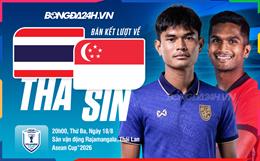Nhận định Thái Lan vs Singapore (20h00 ngày 18/8): Khó có bất ngờ