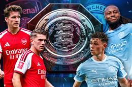 Trực tiếp bóng đá Arsenal vs Man City 21h00 ngày 16/8 (Siêu cúp Anh 2026)