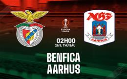 Nhận định bóng đá Benfica vs Aarhus 2h00 ngày 21/8 (Europa League 2026/27)