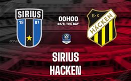 Nhận định bóng đá Sirius vs Hacken 0h00 ngày 22/8 (VĐQG Thụy Điển 2026)