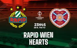Nhận định bóng đá Rapid Wien vs Hearts 23h45 ngày 26/8 (Conference League 2026/27)