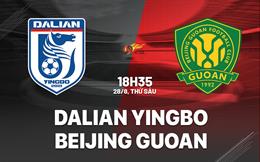 Nhận định Dalian Yingbo vs Beijing Guoan 18h35 ngày 28/8 (VĐQG Trung Quốc 2026)