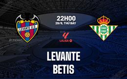 Nhận định Levante vs Betis (22h00 ngày 29/8): Làm khó đội khách