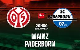 Nhận định bóng đá Mainz vs Paderborn 20h30 ngày 29/8 (Bundesliga 2026/27)