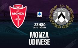 Nhận định bóng đá Monza vs Udinese 23h30 ngày 29/8 (Serie A 2026/27)