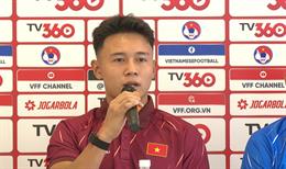 Thủ quân U20 Việt Nam đặt quyết tâm thi đấu vì màu cờ sắc áo
