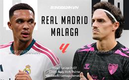 Nhận định Real Madrid vs Malaga (22h00 ngày 30/8): Đẳng cấp chênh lệch