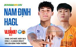 Nhận định Nam Định vs HAGL (18h00 ngày 06/9): Chủ nhà trên cơ