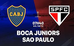 Nhận định bóng đá Boca Juniors vs Sao Paulo 7h30 ngày 9/9 (Copa Sudamericana 2026)