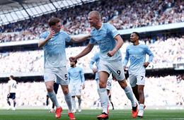 Erling Haaland hài lòng với những đồng đội mới tại Man City