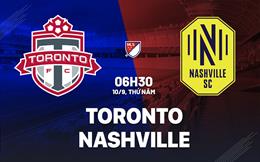Nhận định bóng đá Toronto vs Nashville 6h30 ngày 10/9 (Nhà nghề Mỹ 2026)