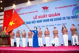 Đoàn thể thao Việt Nam tổ chức lễ xuất quân ASIAD, đặt mục tiêu giành trên 4 HCV